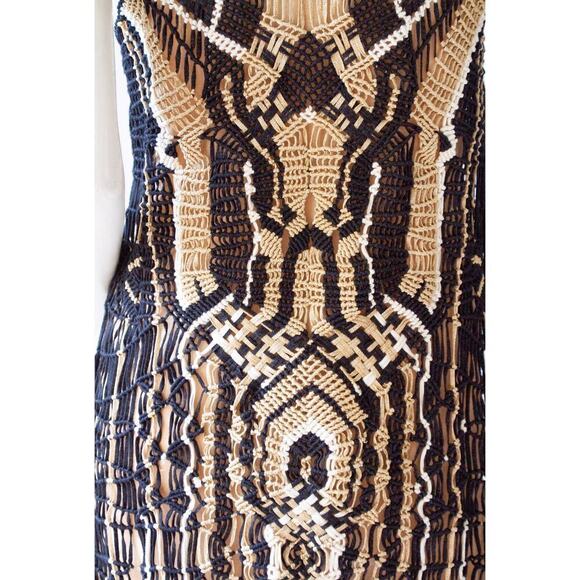 DVF Diane von Furstenberg SS 2014 Macrame Dress - Size Small - Picture 8 of 12